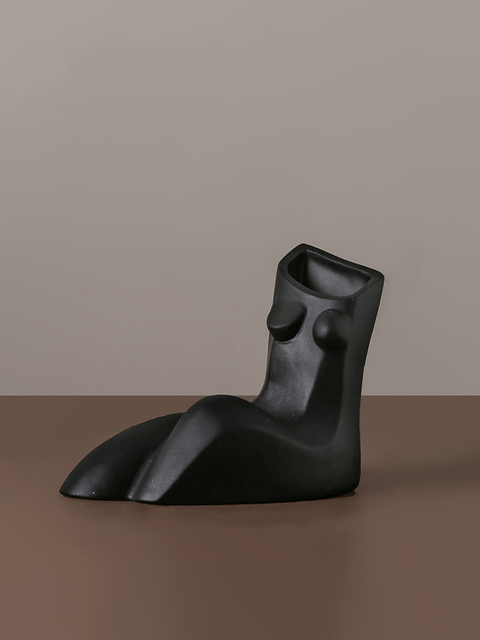 Ceramic Abstract Body Vases