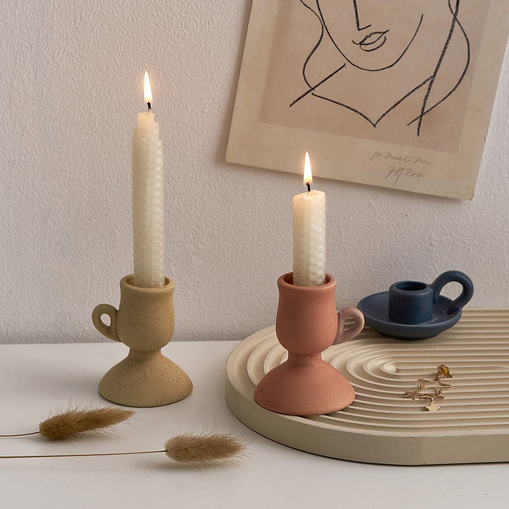 Ceramic Nordic Candle Holders