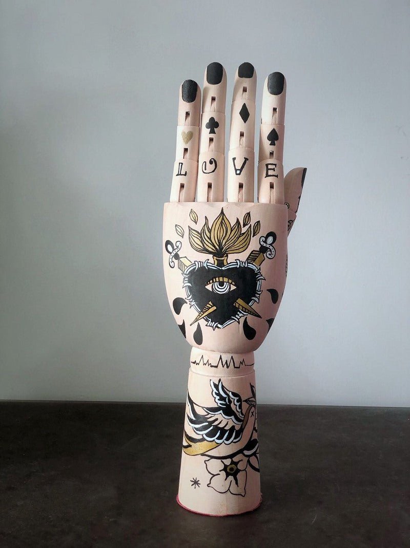 Tattooed Mannequin Hands