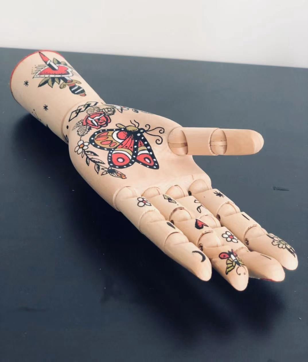 Tattooed Mannequin Hands