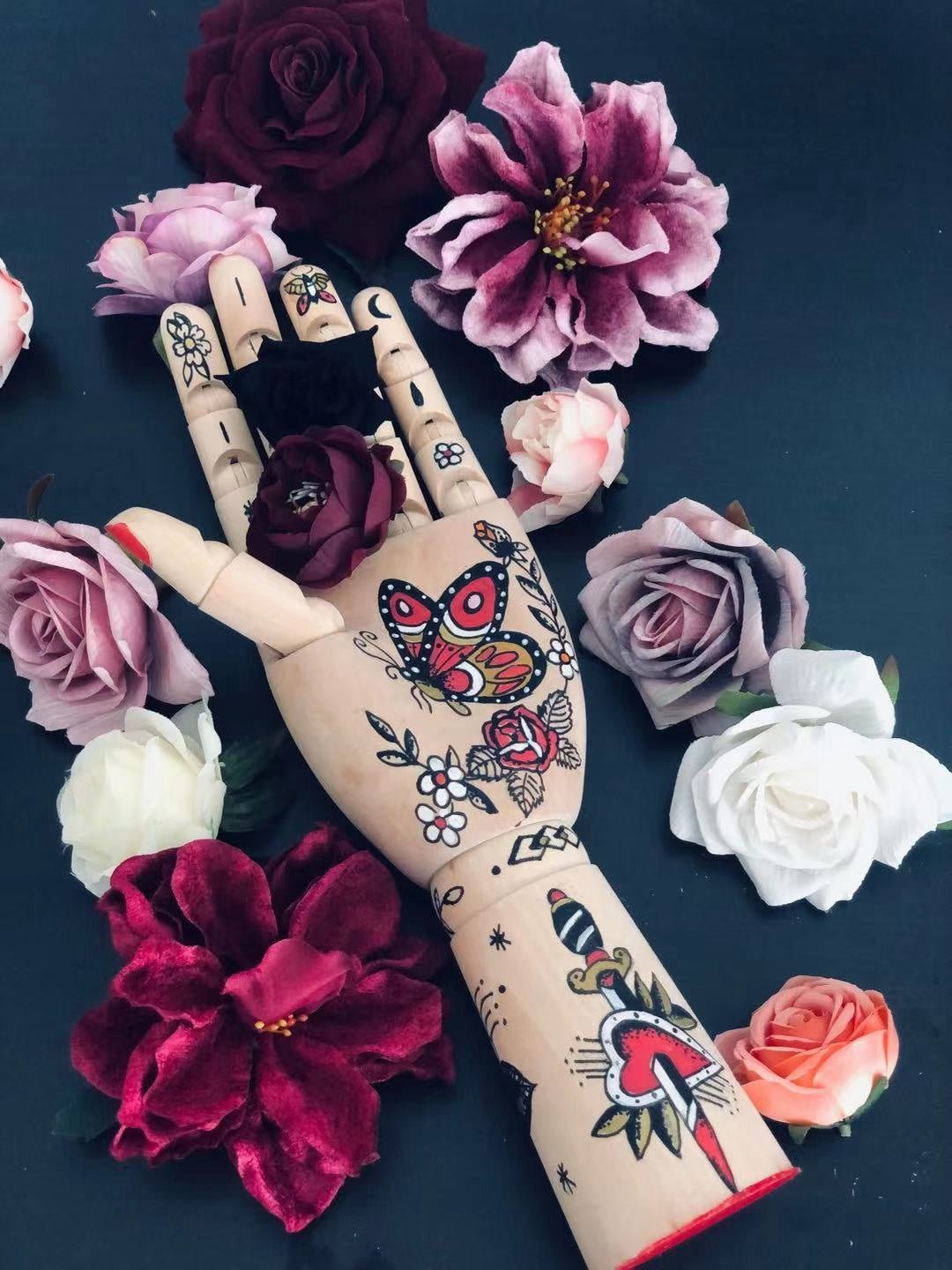 Tattooed Mannequin Hands