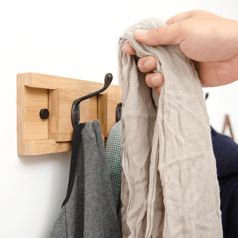 Wooden Wall Mounted Coat Rack