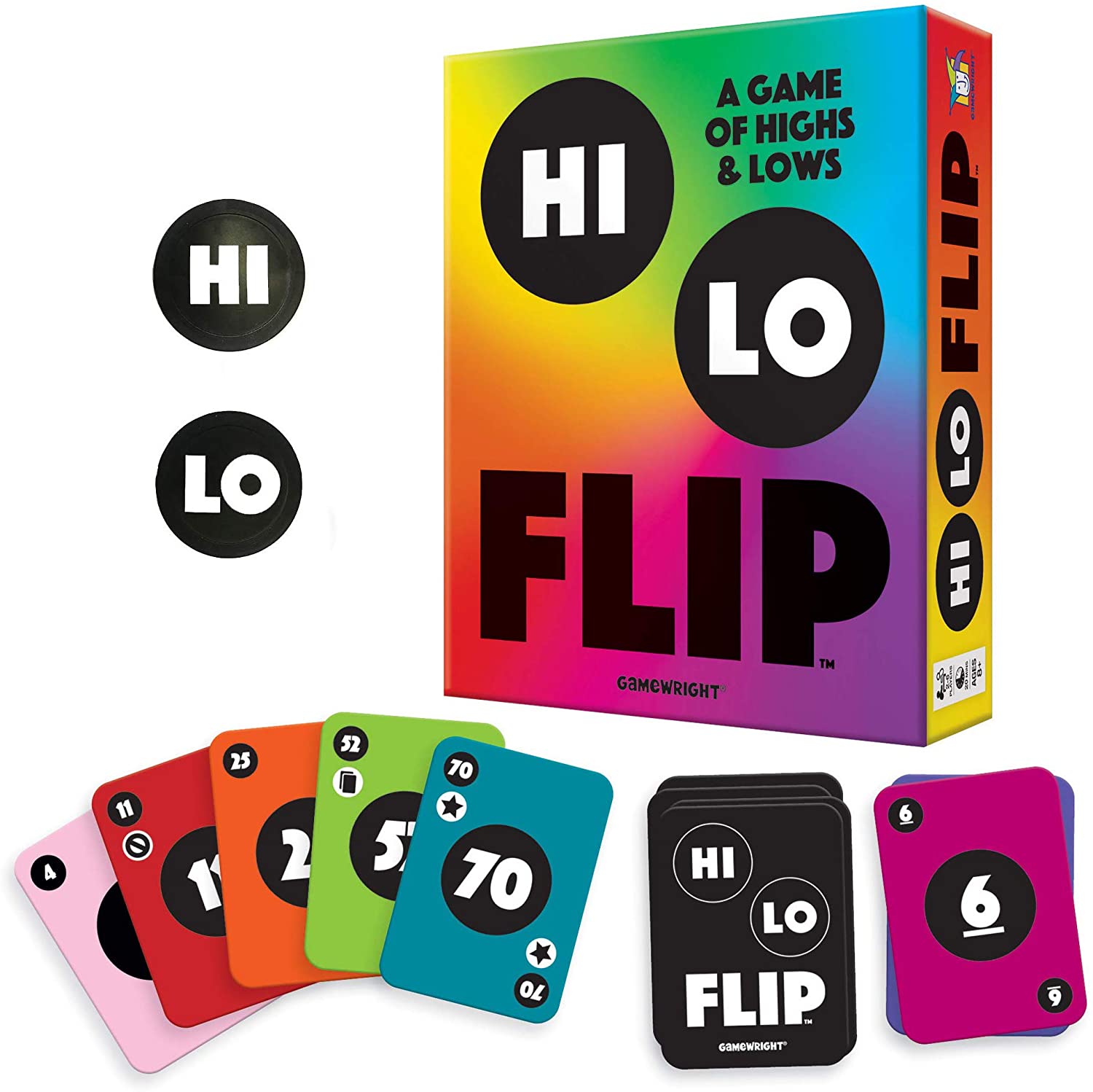 Hi Lo Flip A Card Game of Highs & Lows
