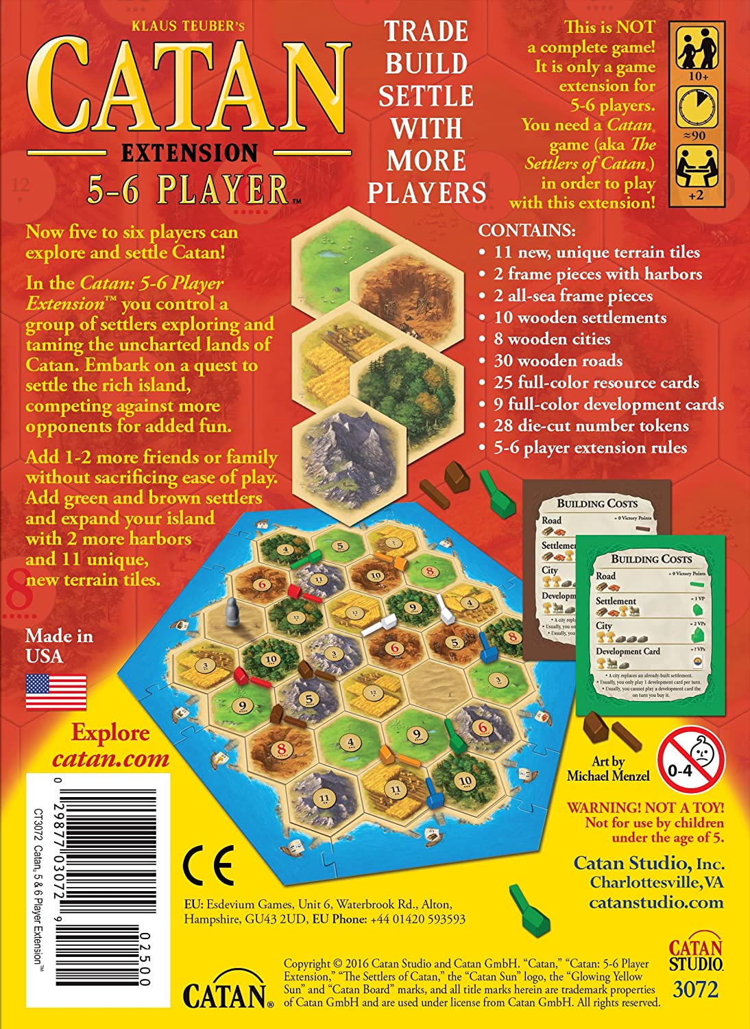 (damaged packaging) Catan Extension - 5-6 Player