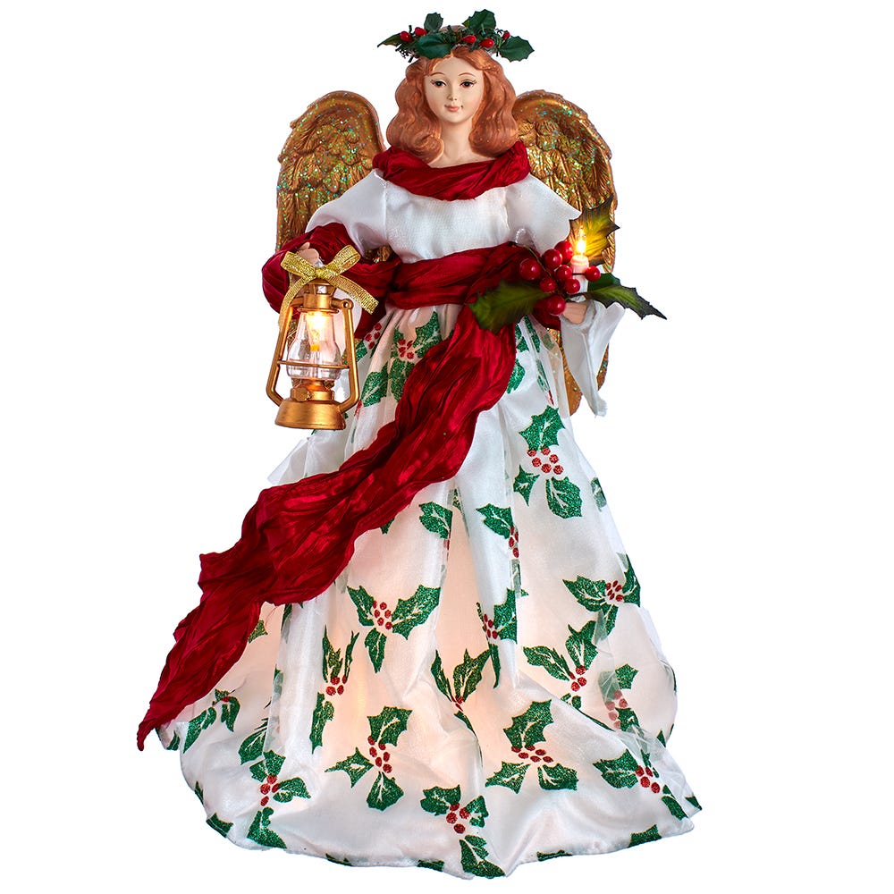 UL 10-Light Holiday Formal Angel Treetop