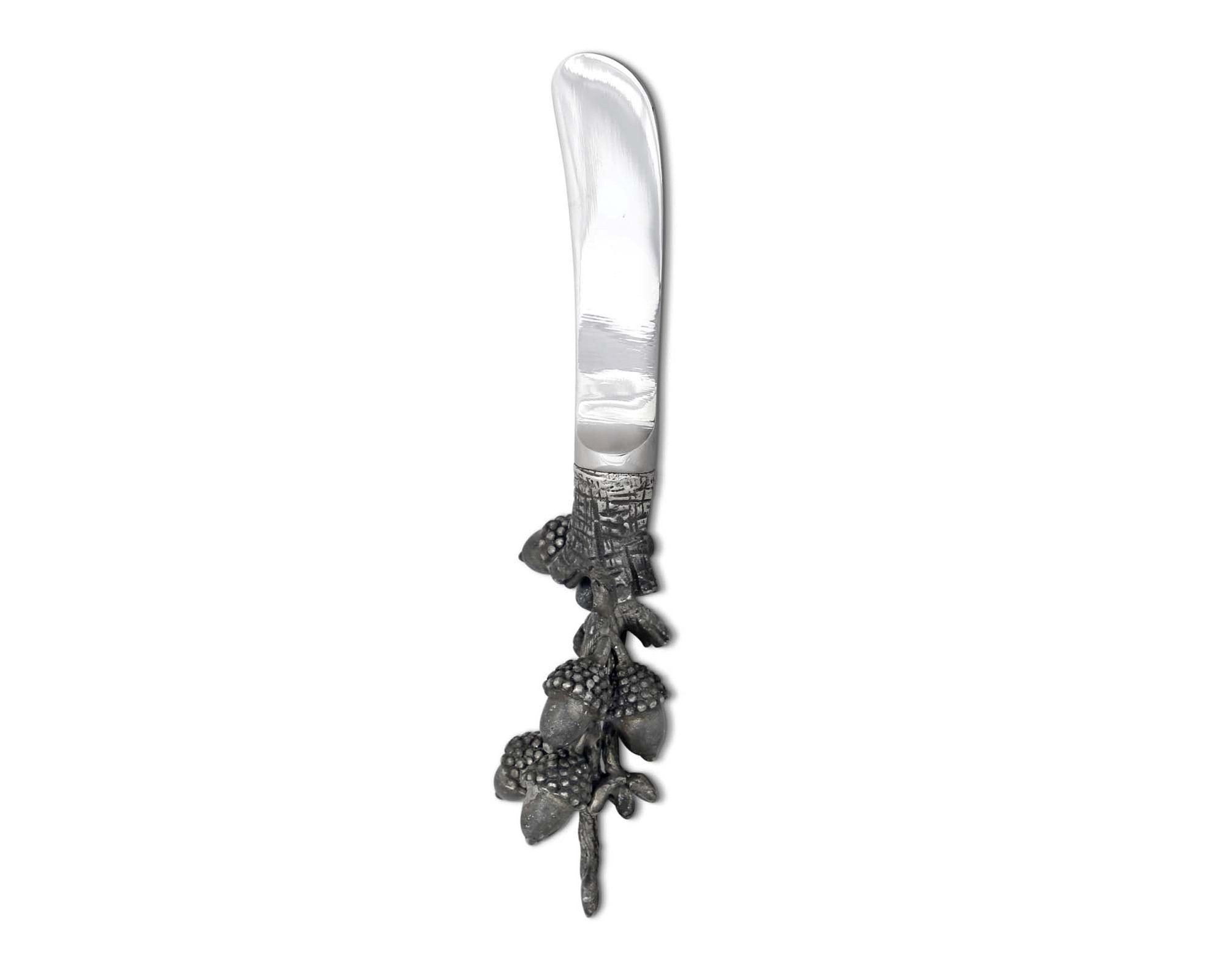 Pewter Acorn & Oak Leaf Handle Spreader