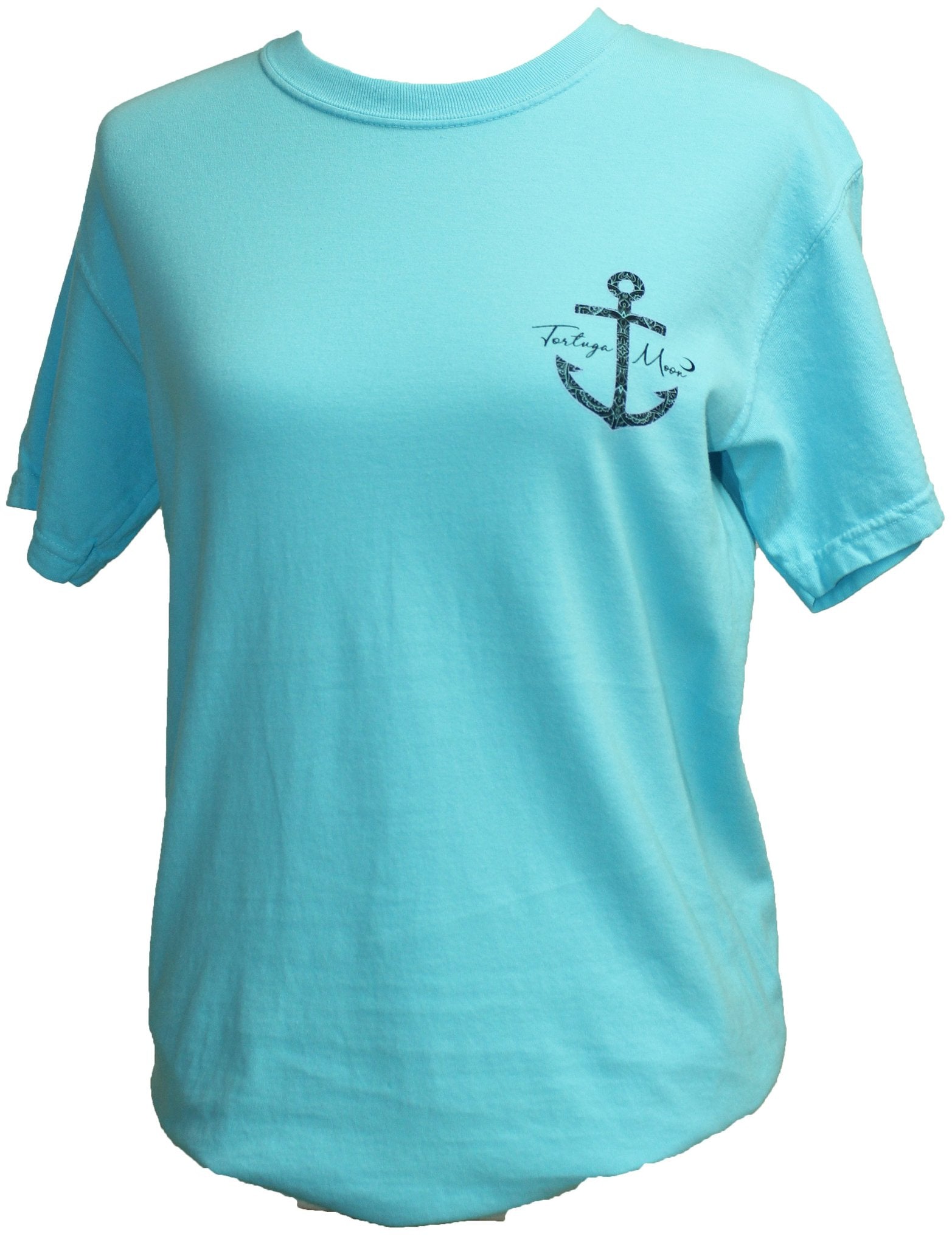 Southern Attitude Tortuga Moon Mermaid Anchor Comfort Colors T-Shirt - H2LG, LLC