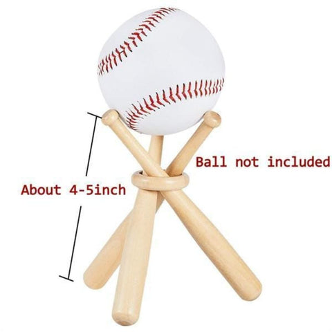 Wooden Baseball Stand Display Holder - RelaxPact