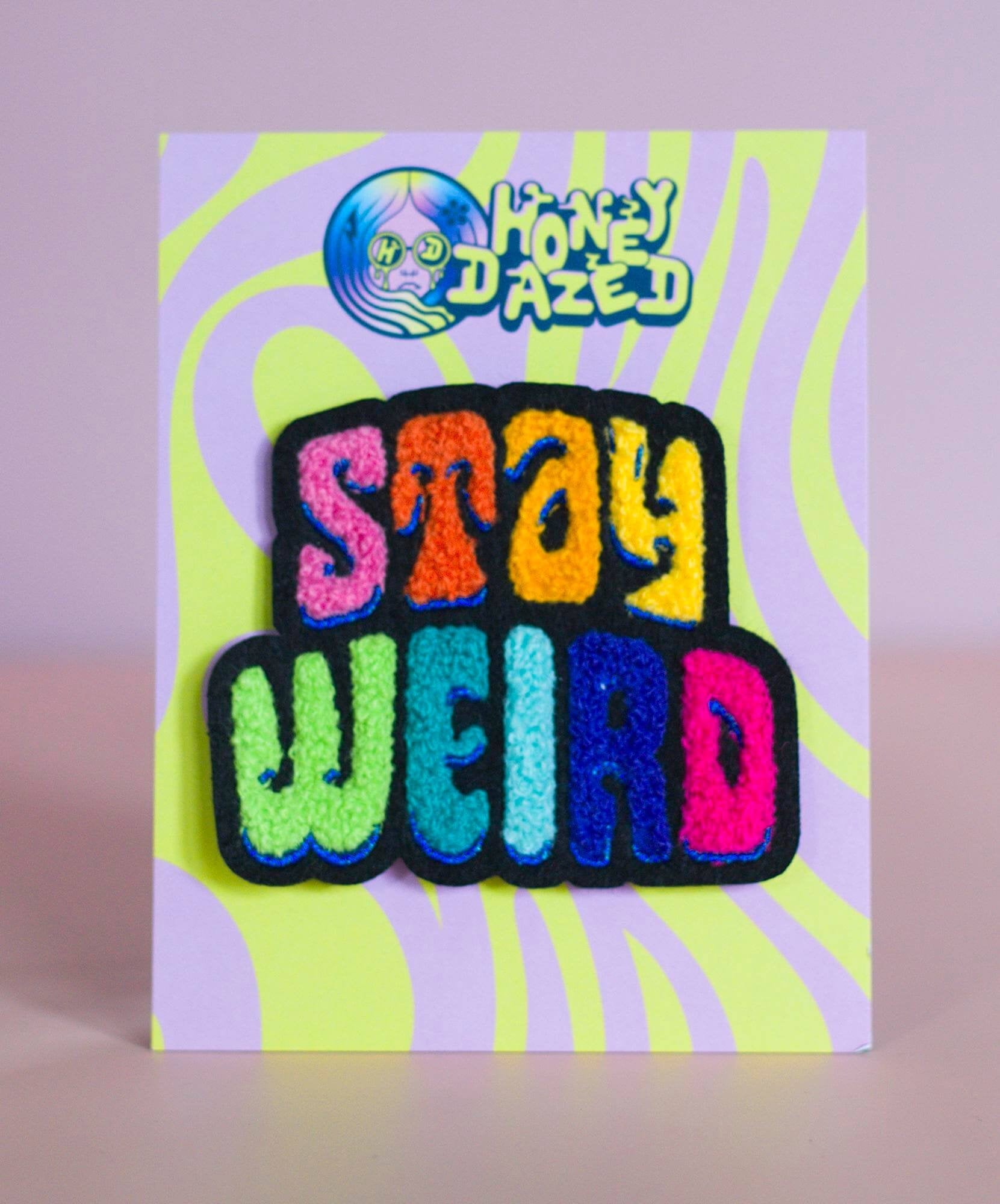 Stay Weird Vintage Chenille Patch