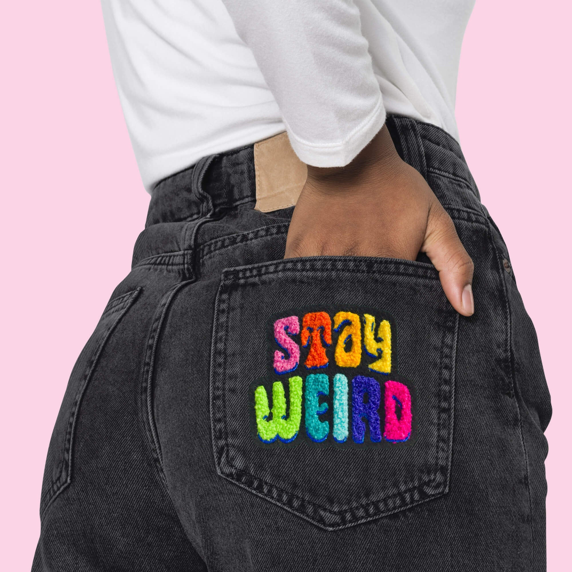 Stay Weird Vintage Chenille Patch