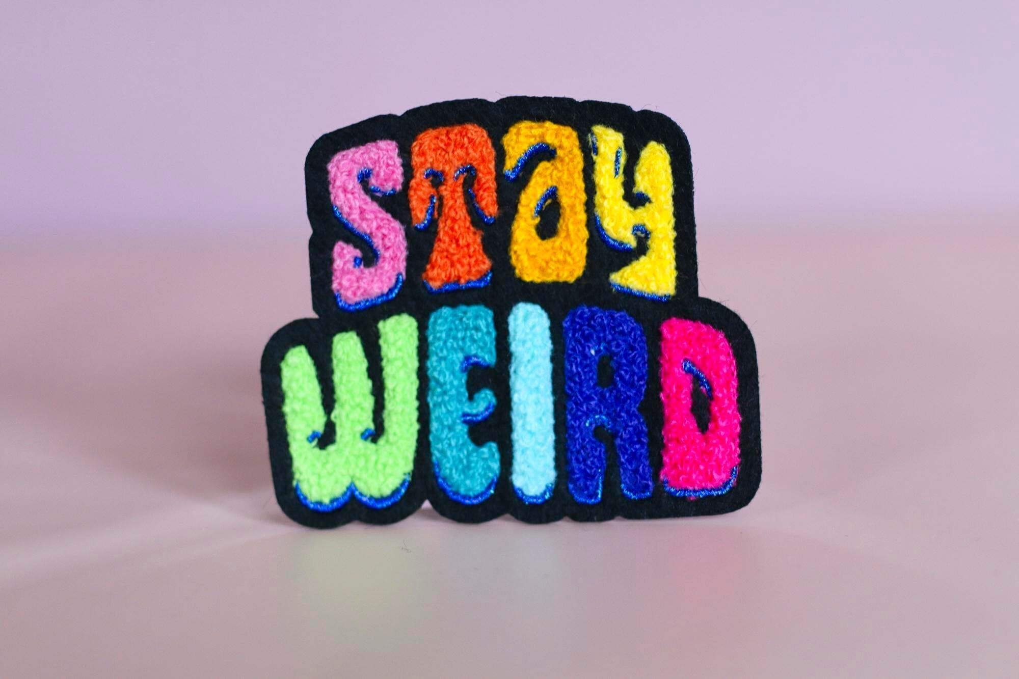 Stay Weird Vintage Chenille Patch