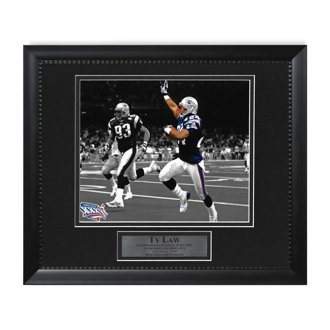 Ty Law New England Patriots Photo Framed to 11x14