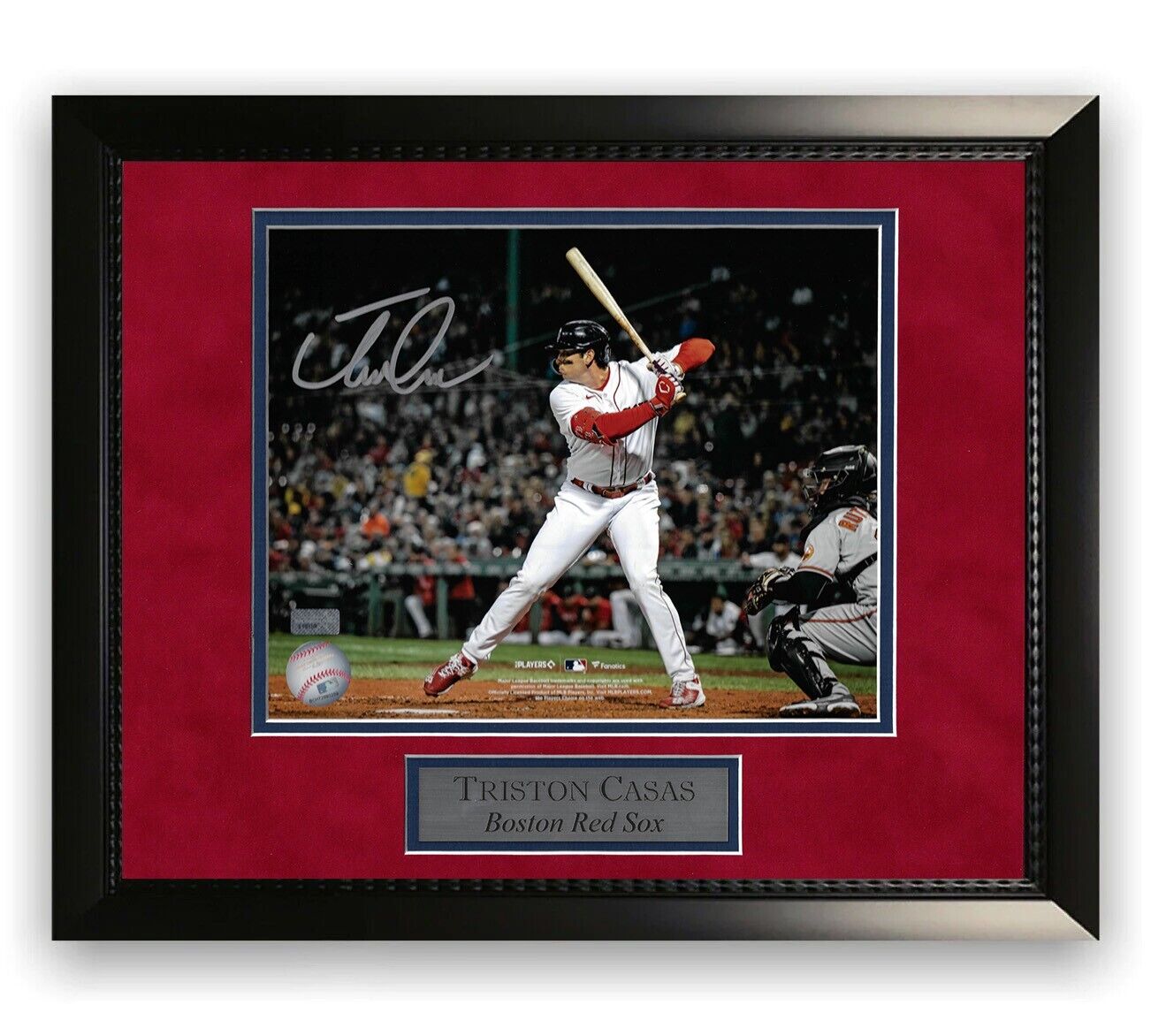 Triston Casas Boston Red Sox Autographed 8x10 Photo Framed to 11x14 NEP