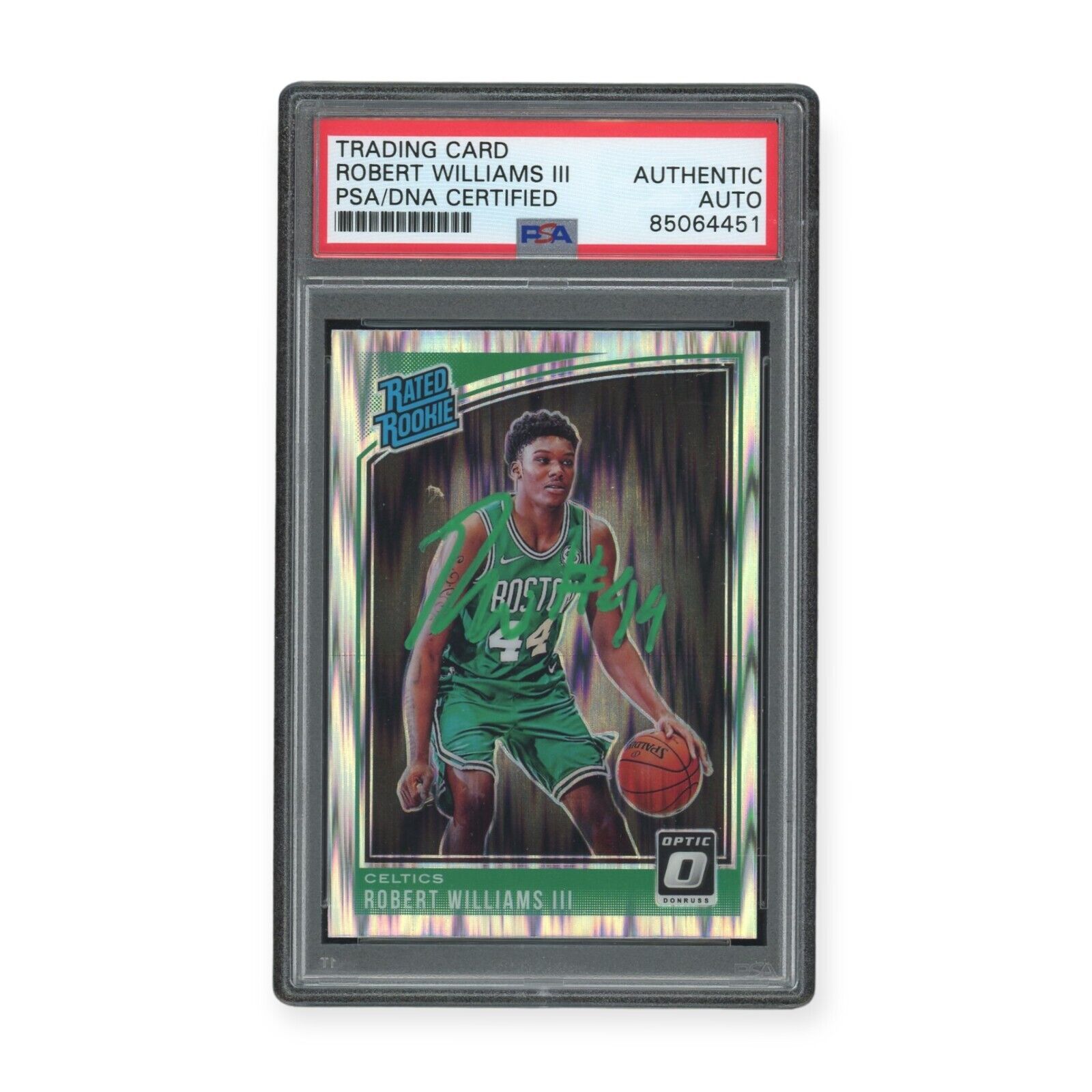 Robert Williams III On Card Autographed Optic Rated Rookie Shock PSA Authentic Auto