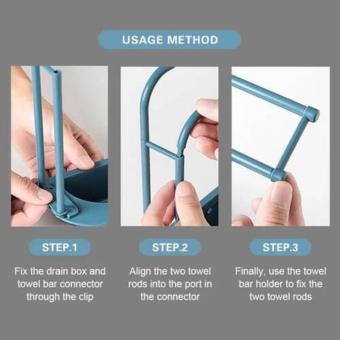 Telescopic Sink Storage Rack