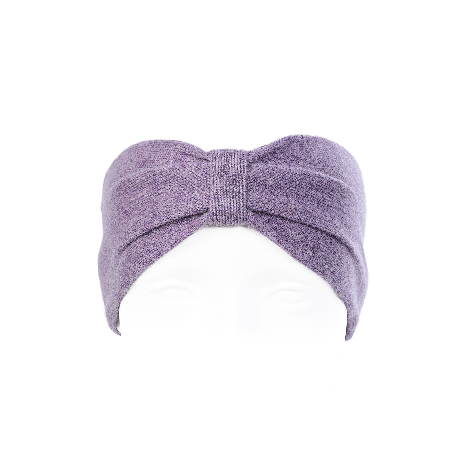 100% Cashmere Plain Ladies Headband Heather