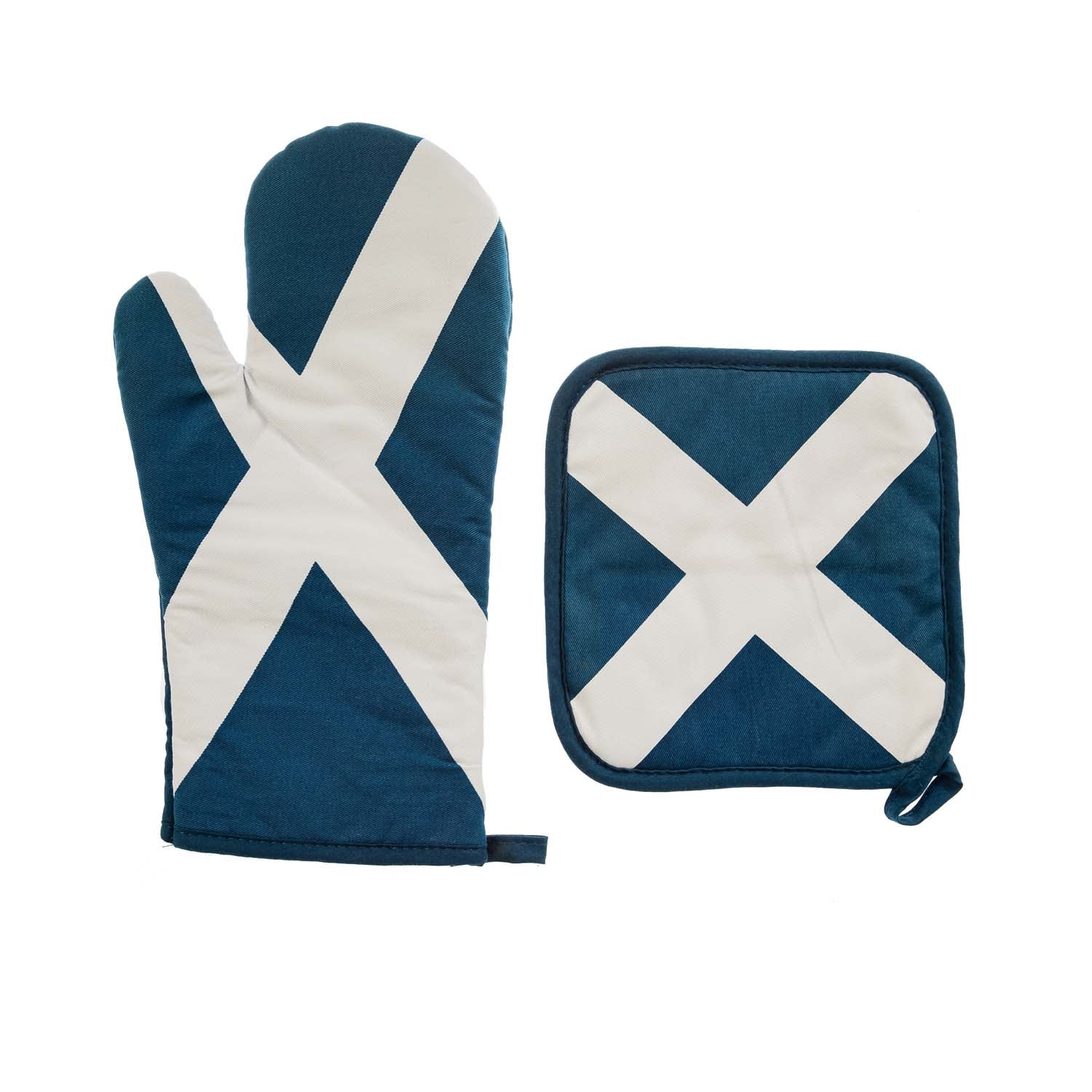 Scotland Oven Mit & Pot Holder Set