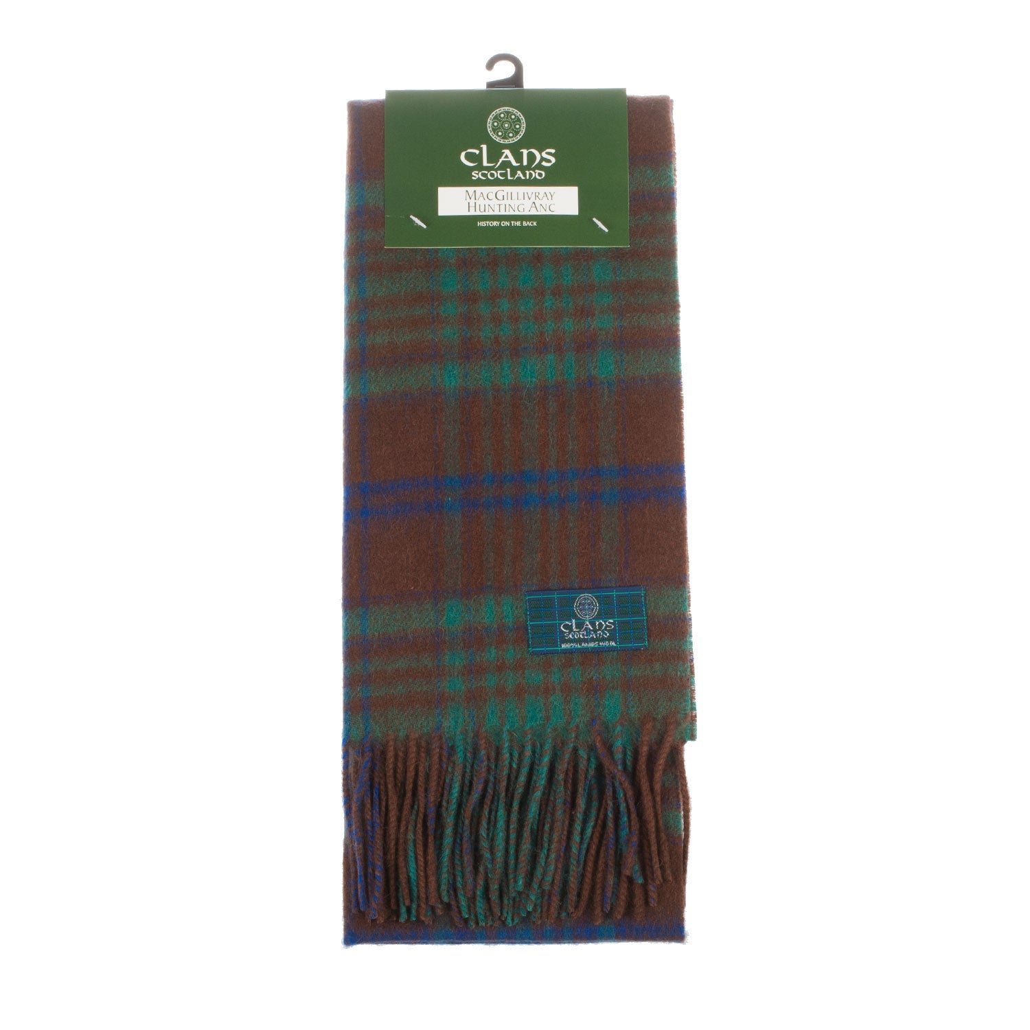 Lambswool Scottish Tartan Clan Scarf  Macgillivray Hunting Ancient