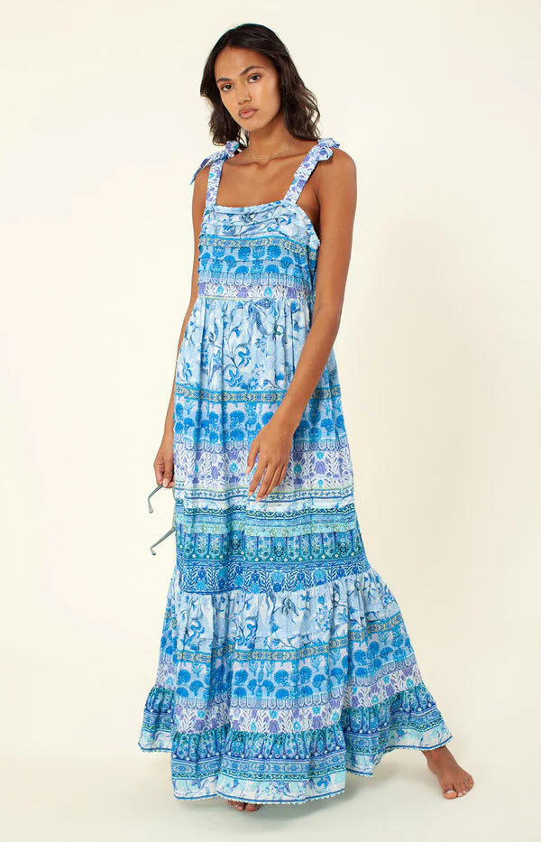 Sayen Maxi Dress Blue - Hale Bob