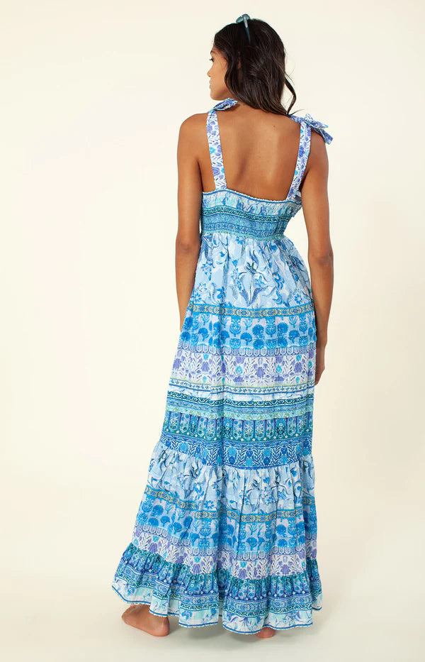 Sayen Maxi Dress Blue - Hale Bob