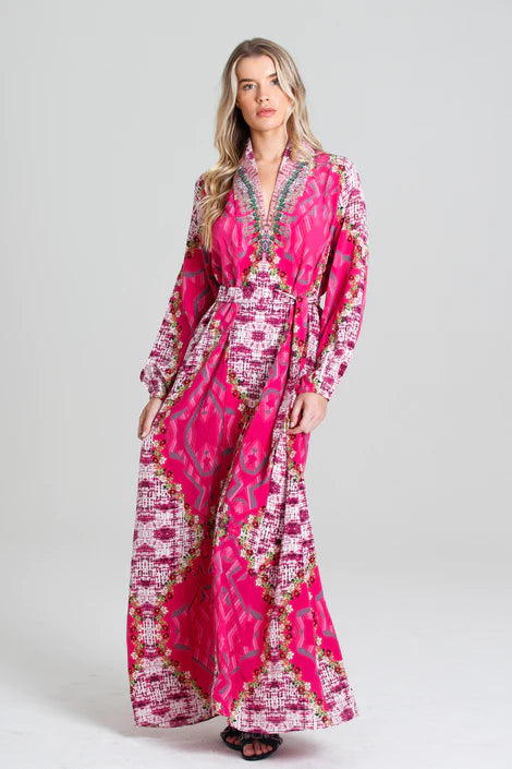 Mojave Mustique Dress Casablanca - Moda Baronessa