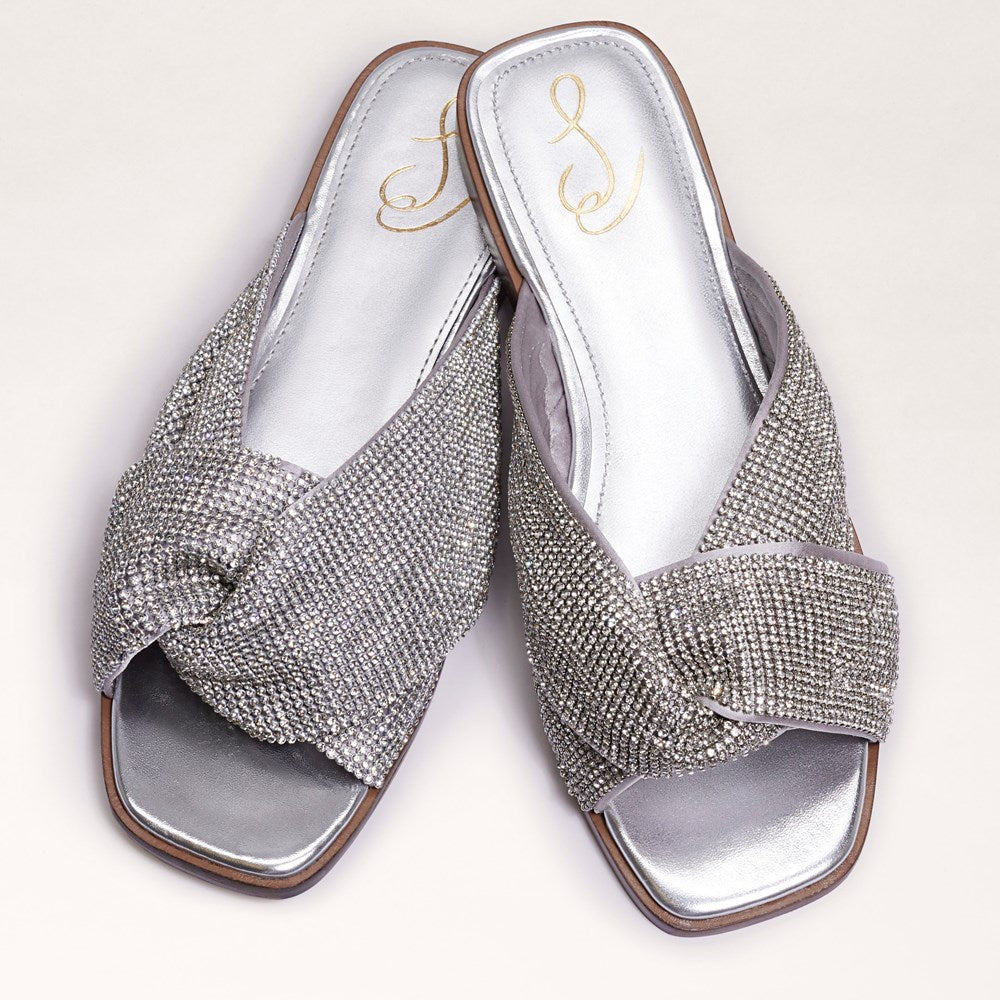 Issie Sandals Silver - Sam Edelman