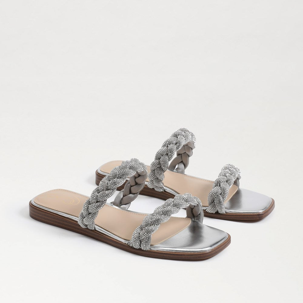 Inette Slide Sandal Soft Silver - Sam Edelman