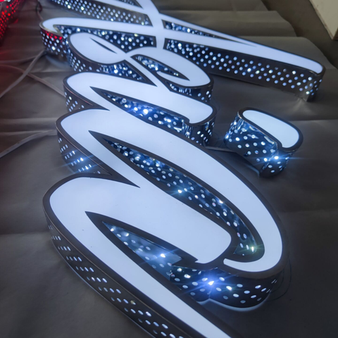 【公式ショップ】 Side & Lit Face Lit SIGN ZX – Letters Channel LED Acrylic 邦楽
