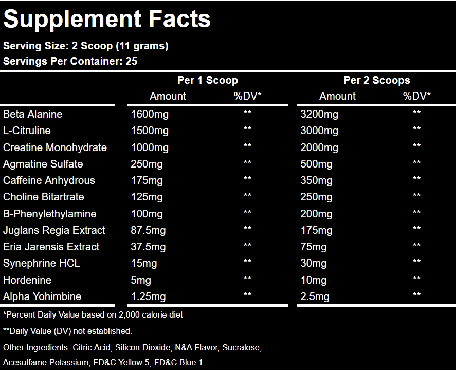 Arez Titanium Pre Workout