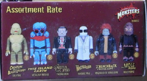 Medicom Toy Kubrick 100% Universal Studio Monsters Series 2 6 Collection Figure Set