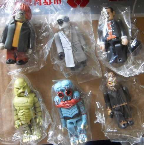 Medicom Toy Kubrick 100% Universal Studio Monsters Series 2 6 Collection Figure Set