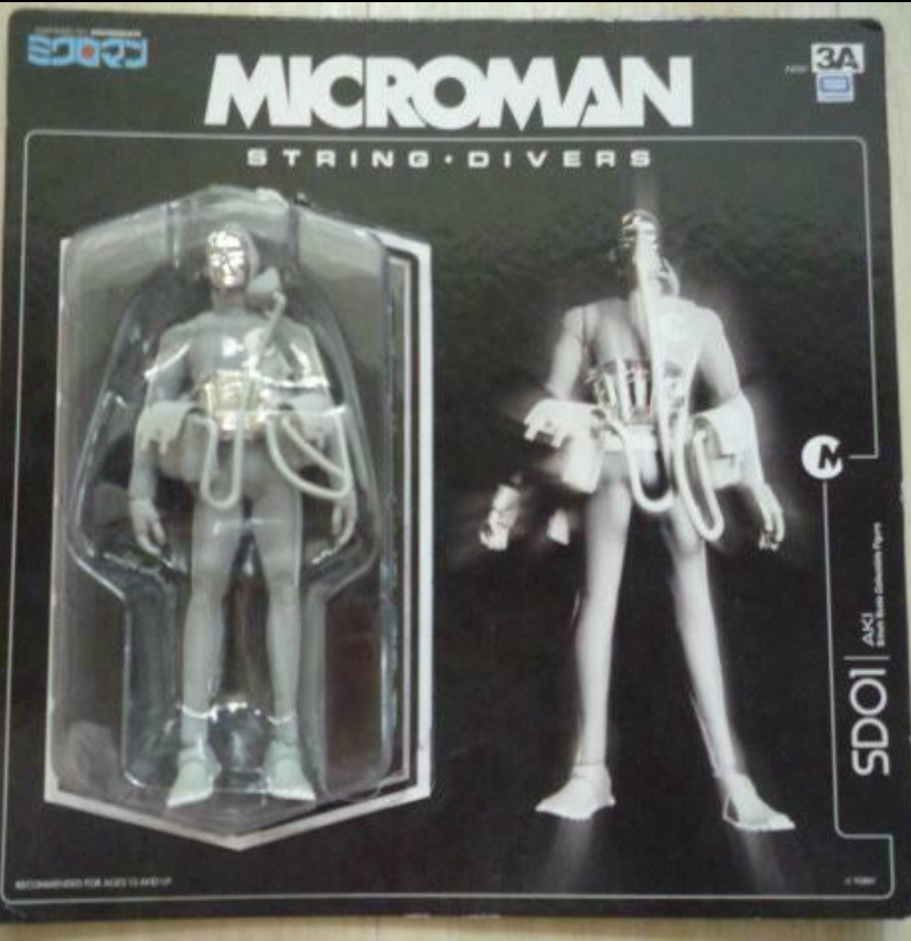 ThreeA 3A Toys 1/12 Microman Micronauts Ashley Wood String Divers SD01 Vinyl Figure