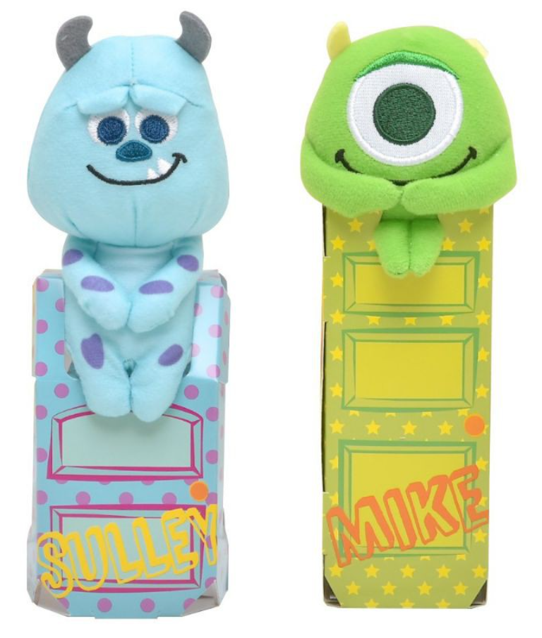 Kirin Afternoon Tea Japan Limited Disney Monster Inc Sulley & Mike 2 Plush Doll in Bottle Figure Set