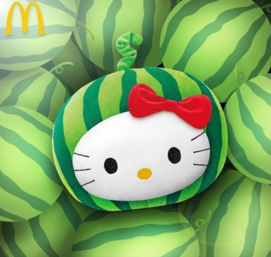 Mcdonalds 2015 Sanrio Hello Kitty Farm Watermelon 10