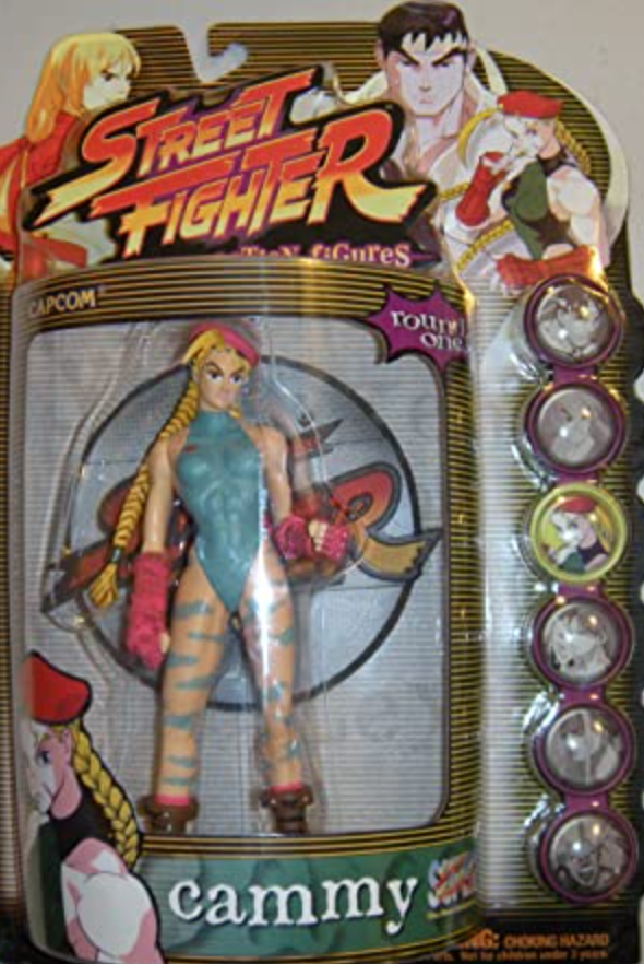 ReSaurus 1999 Capcom Street Fighter Round One Cammy Player Two Action Figure