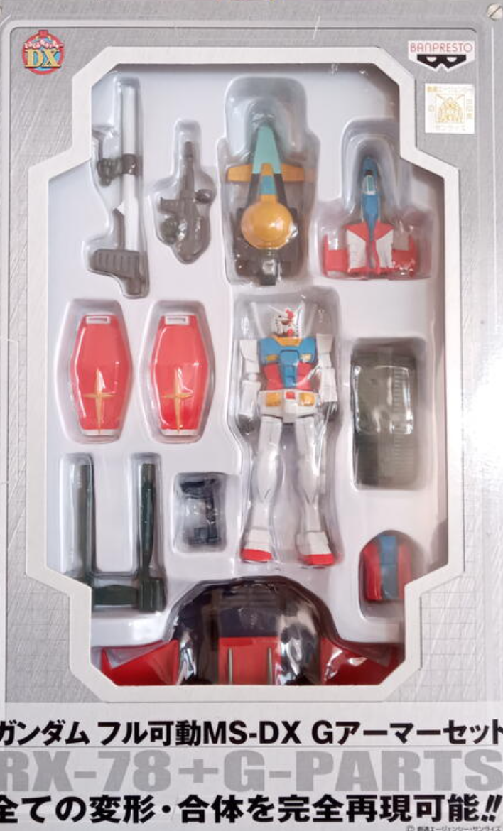 Banpresto Mobile Fighter G Gundam MS-DX RX-78 G-Part Action Figure Type A