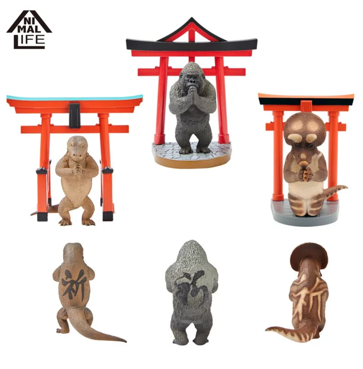 Asakuma Toshio Taiwan Limited Animal Life Gashapon Prayer Wish Speical 3 Trading Figure Set