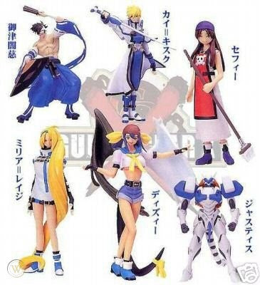 Yujin SR Gashapon Guilty Gear X GGX Part 2 6 Figure Set