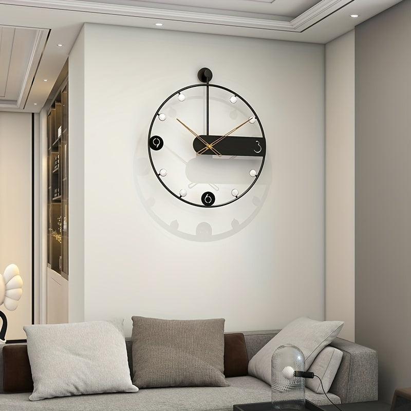 1pc, Modern Large Wall Clock for Living Room, Kitchen, Bedroom, Dining Room, Bathroom, and Office - Battery Operated, Creative Giant Clock for Home Decoration