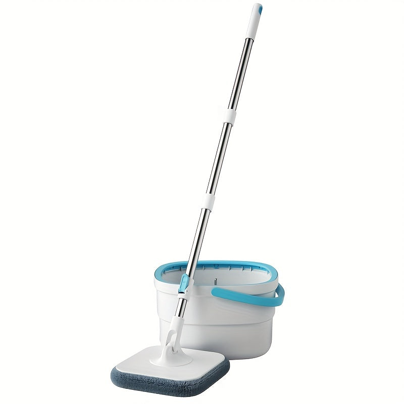 1 Set, Household Mop And Bucket Set, Rotating Floor Mop, With Clean Dirt Separation Bucket, Hand-free Wash Mop, Dry And Wet Use, Perfect For Home, Kitchen, Bathroom Floor, Cleaning Supplies, Cleaning Tool, Back To School Supplies