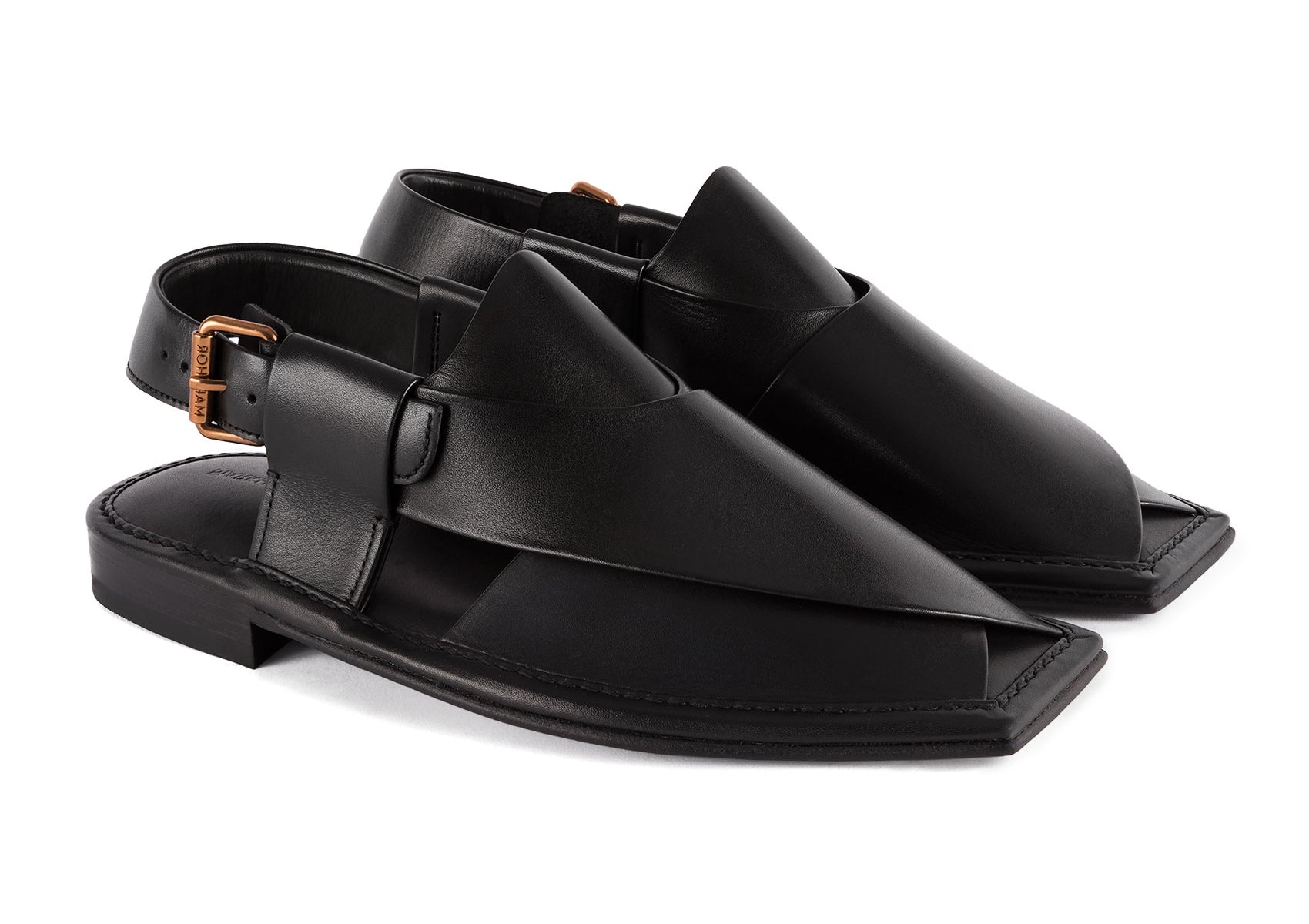 Kaptaan Chappal (Jet Black)