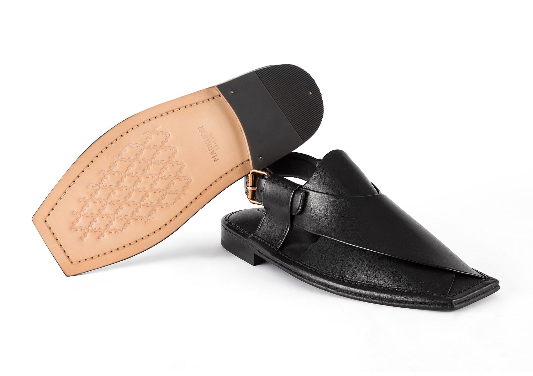 Kaptaan Chappal (Jet Black)