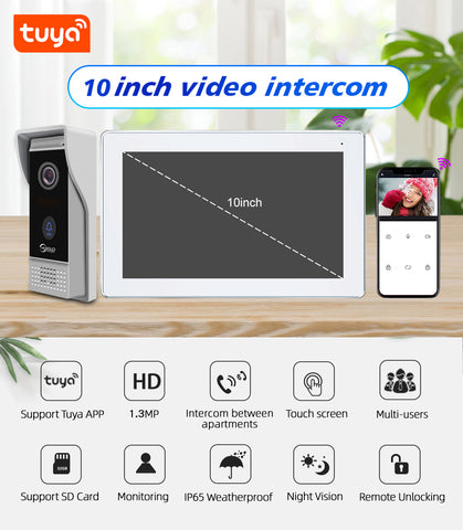 Wewoo - Interphone vidéo 1080P Smart WiFi Sonnette Anneau IR