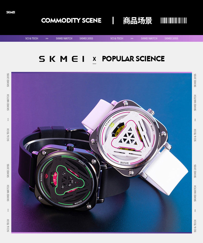 SKMEI Evolution 7100 Ultra Thin Square Face Watch