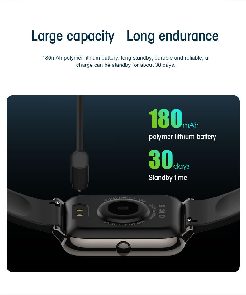 SKMEI P22 Waterproof Smart Watch Touch Screen IP67