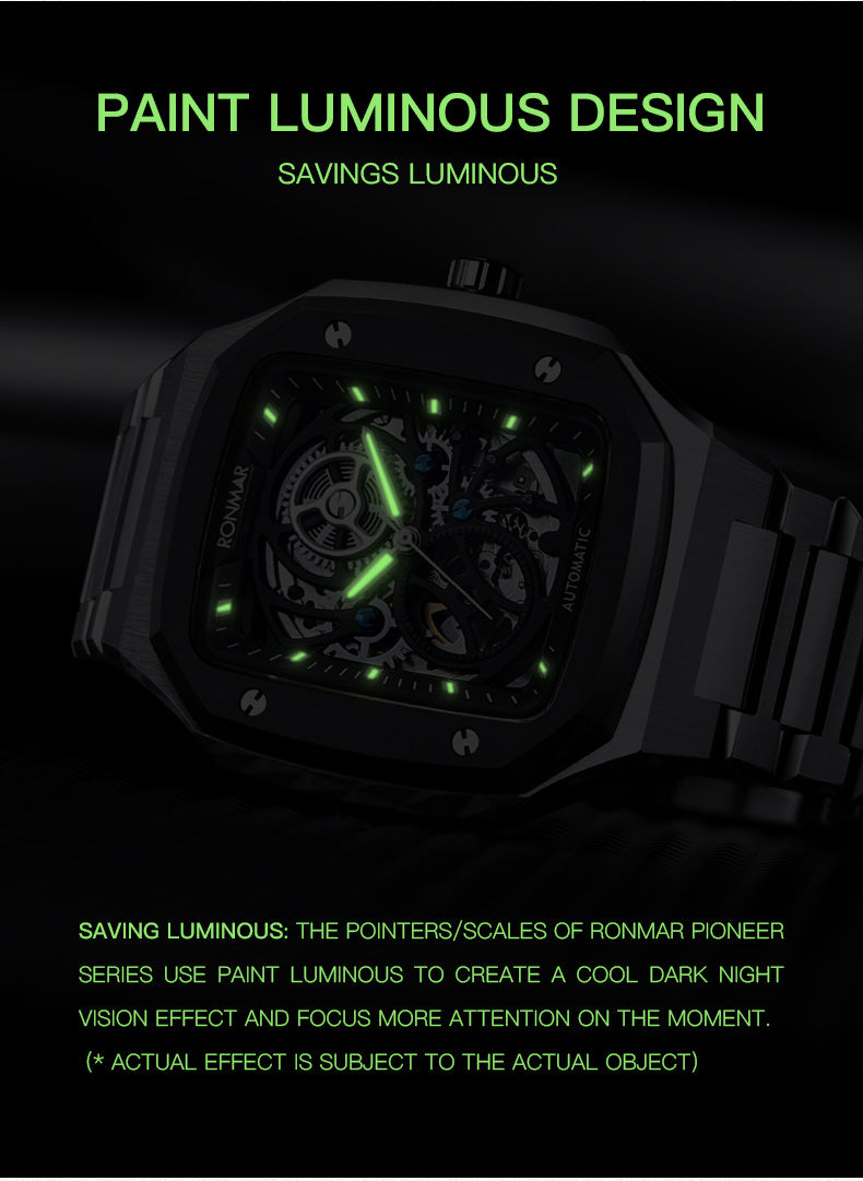 RONMAR RM-003 Tough Winding Automatic Watch for Men