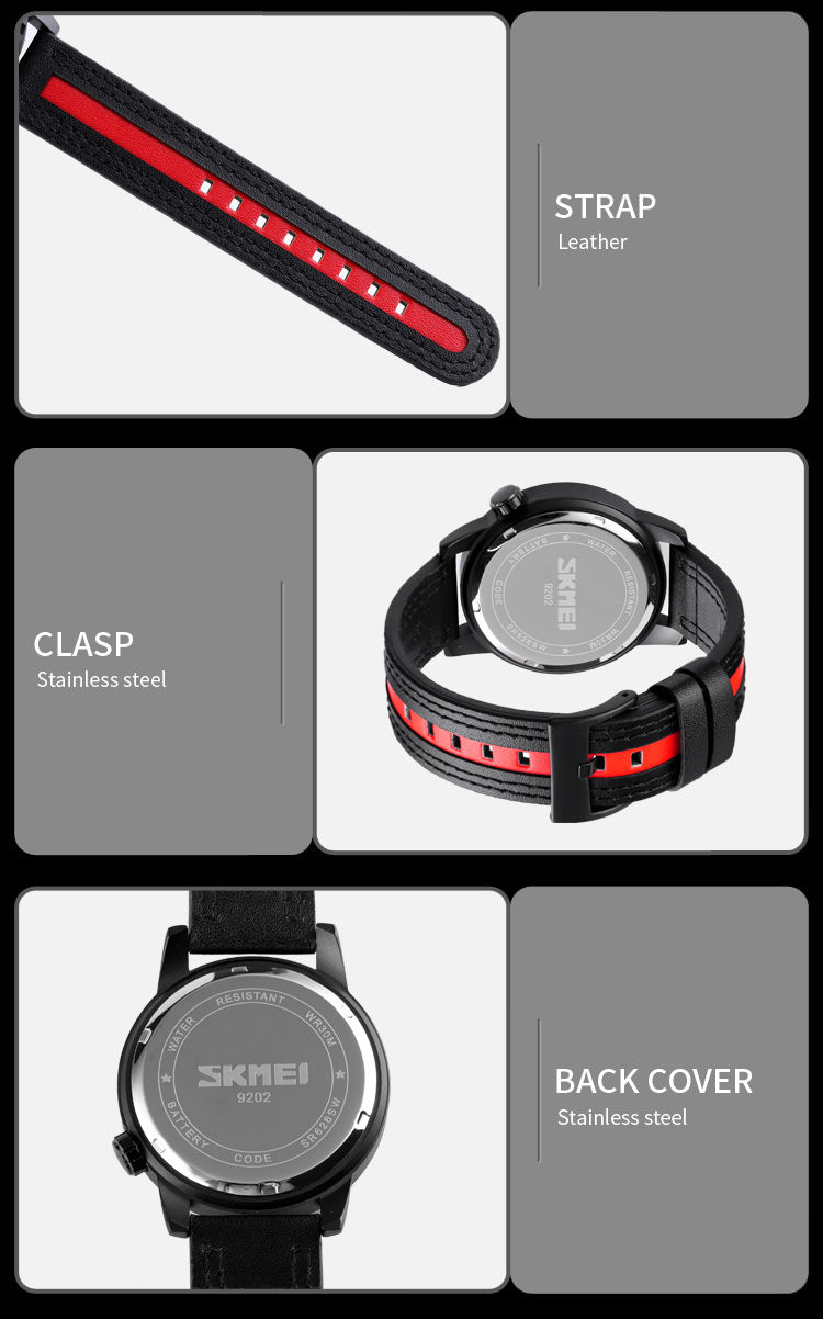 SKMEI 9202 Mens Luminous Watch