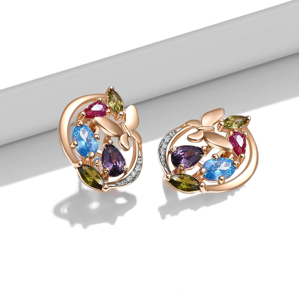 SKMEI KZCE283 Boucles d'oreilles colorées