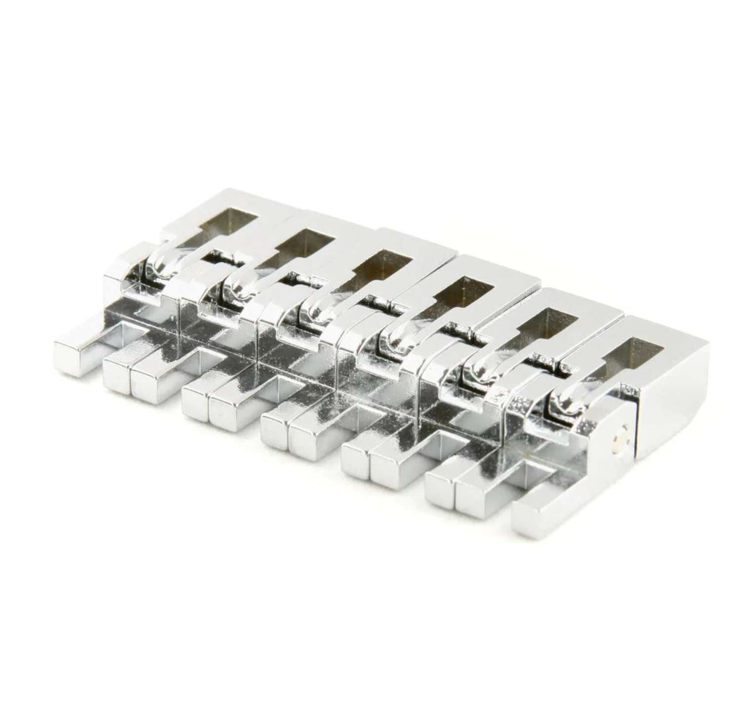 Genuine Floyd Rose Special Series Bridge Saddles Set, Chrome