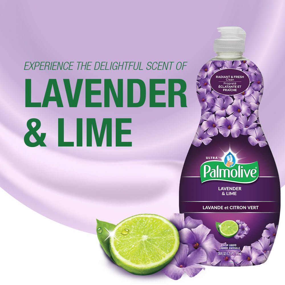 Palmolive Ultra Dish Liquid Lavender & Lime 20oz (Pack of 6)